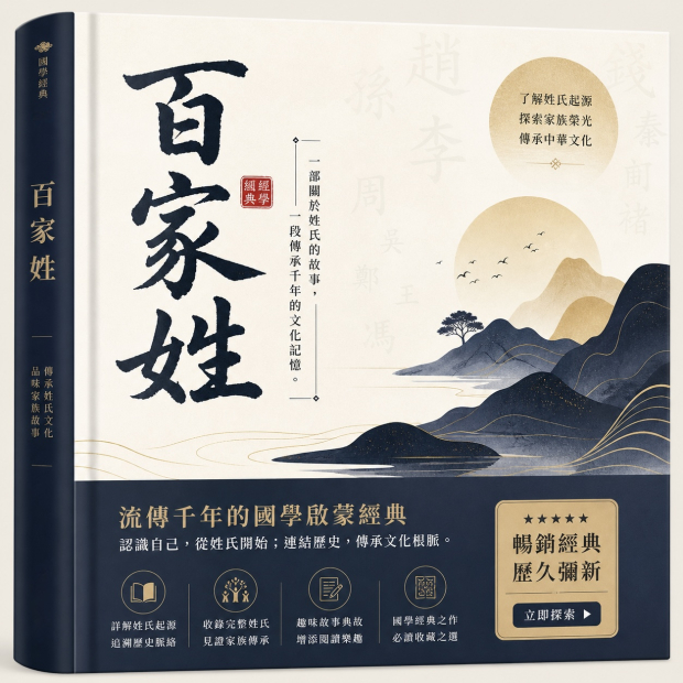 《百家姓》傳統文化教材書籍封面圖02