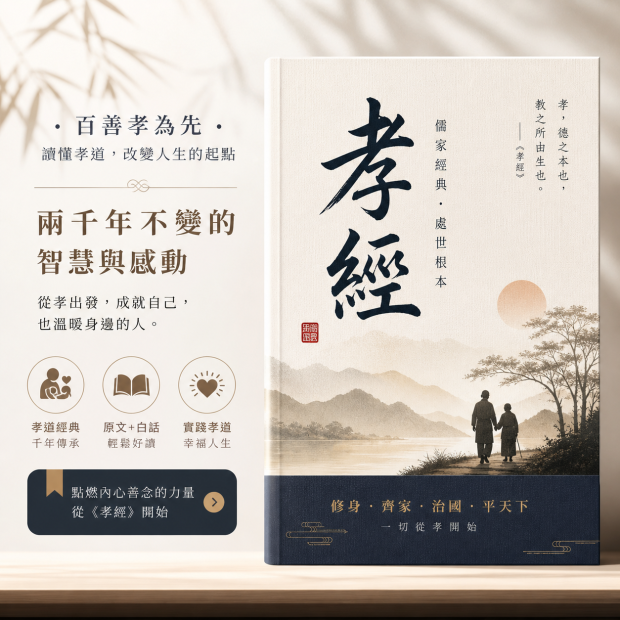 《孝經》傳統文化教材書籍封面