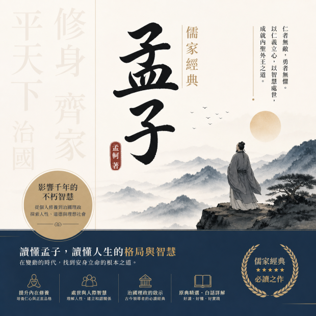 《孟子》傳統文化教材書籍封面圖02