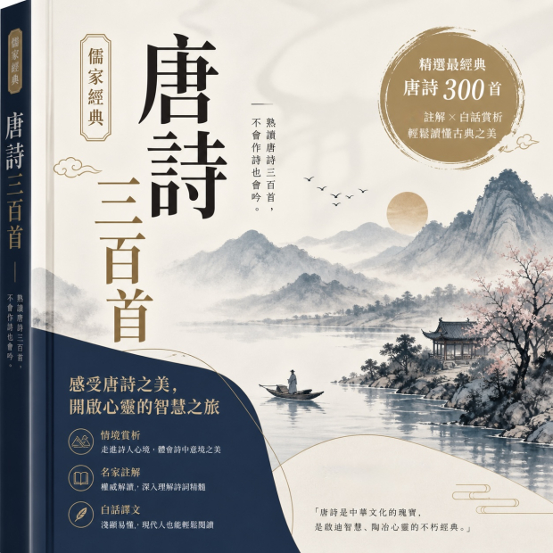 《唐詩三百首》傳統文化教材書籍封面圖02