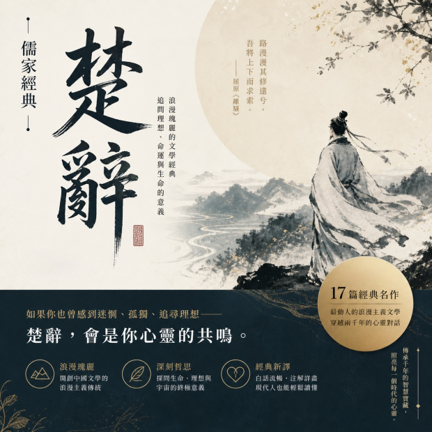 《楚辭》傳統文化教材書籍封面