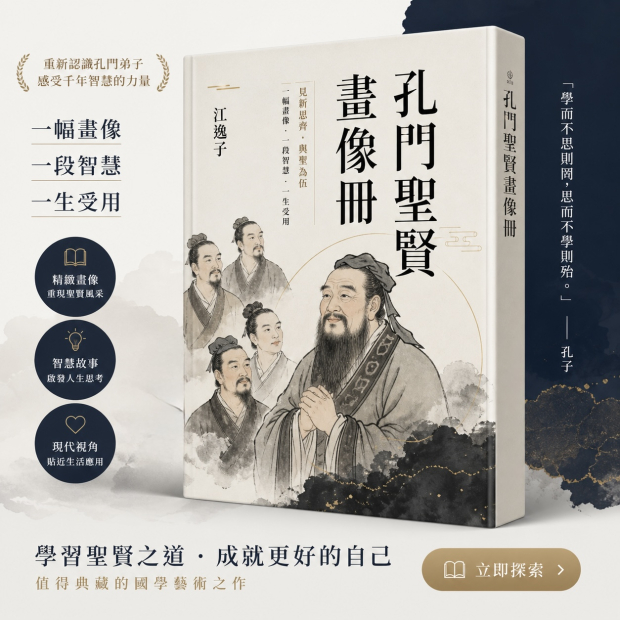 《孔門聖賢畫像冊》傳統文化教材書籍封面