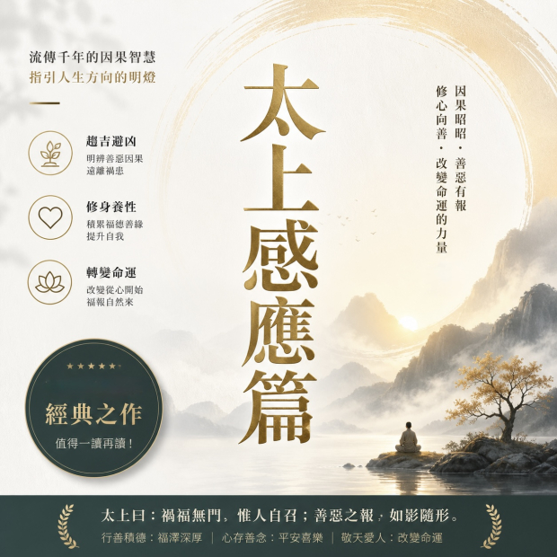 《太上感應篇》道家經典書籍封面